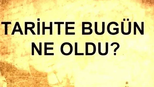 Tarihte bugün ne oldu? 3 Nisan tarihinde ne oldu?