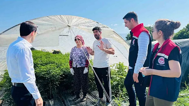 Tarımsal üretim sahada değerlendirildi