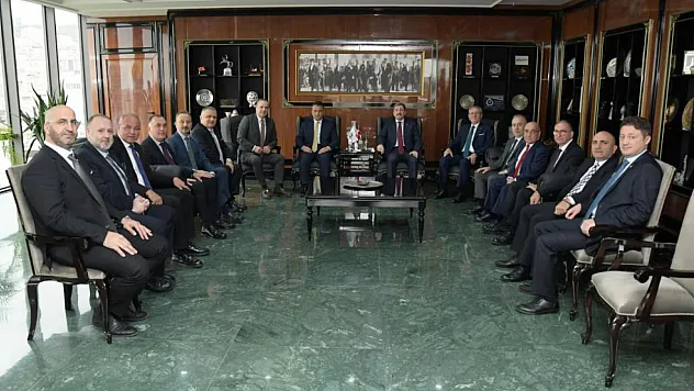 Tavlı ve Doğan'dan TSO'nun yeni yönetimine hayırlı olsun ziyareti