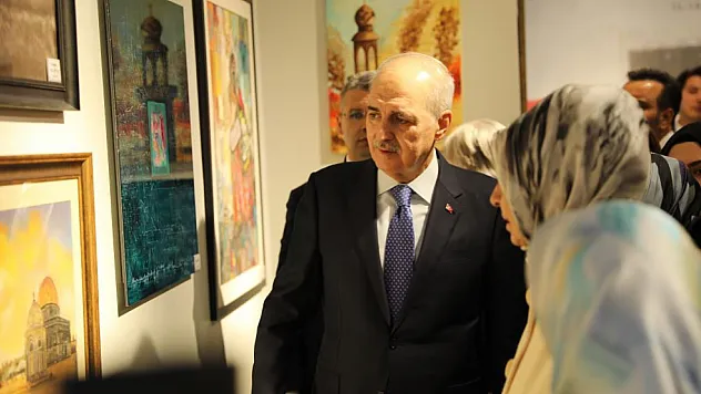 TBMM Başkanı Kurtulmuş: 'Hilal'in Işığında' sergisinin açılışına katıldı