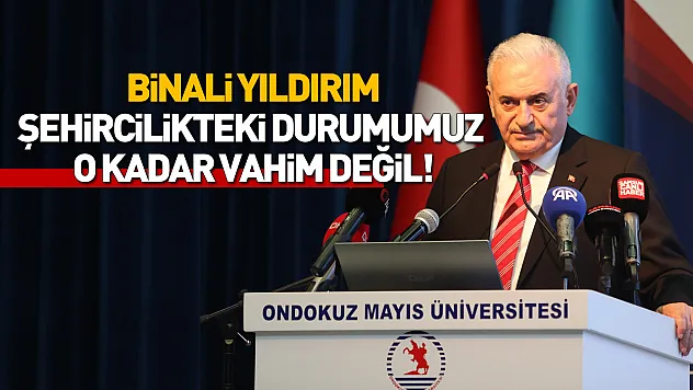 TDT Aksakallar Konseyi Başkanı Yıldırım Türk Dünyası Şehircilik Zirvesi'nde konuştu