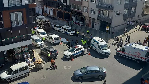 Tekirdağ'da çöp kamyonu yaşlı adama çarptı: 1 ölü