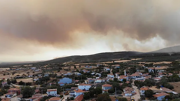 Tekirdağ duman ile kaplandı