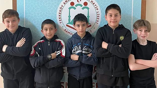 Tekkeköy Anadolu İmam Hatip Lisesi tüm kategorilerde bölge finallerine yükseldi