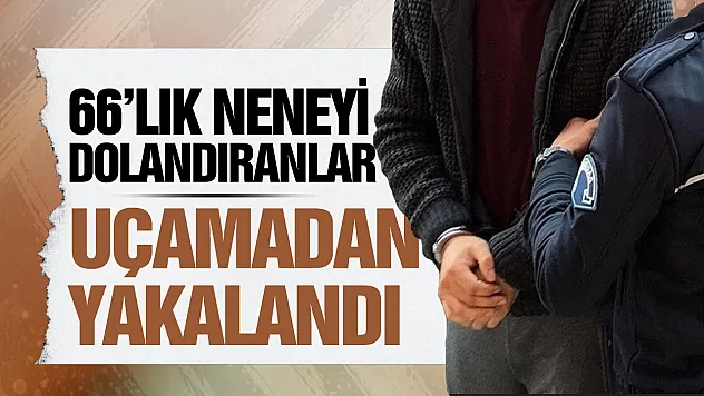 Telefon dolandırıcıları Havalimanında yakayı ele verdi