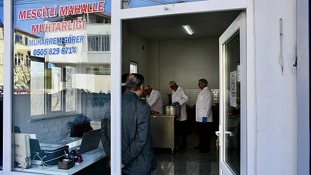 Terme'de Muhtarlık ofisi aşevi oldu