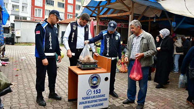 Terme'de Pazar yerlerinde sıkı denetim