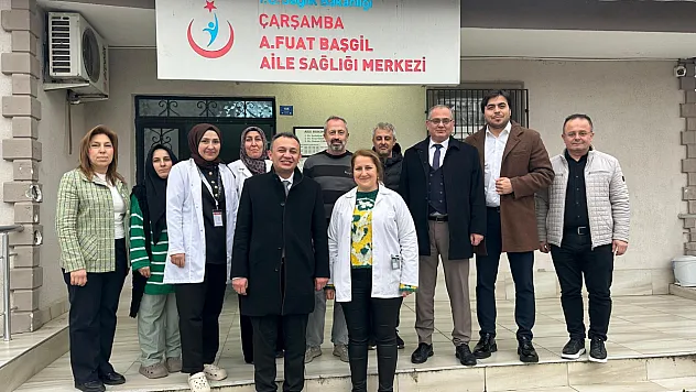 Terme'de sağlık kuruluşları yerinde incelendi