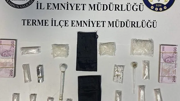 Terme'de uyuşturucu operasyonu: 2 şüpheli gözaltında