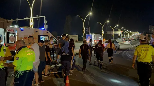 Ters yöne giren otomobil kaza yaptı