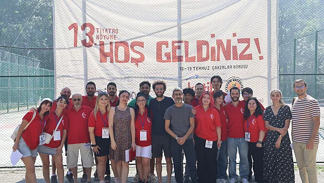 Tiyatroya gönül verenler 13. Tiyatro Köyü'nde buluştu