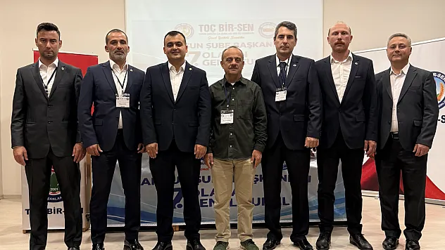 TOÇ BİR-SEN Samsun Şubesi 7. Olağan Genel Kurulu'nda Dr. Ahmet Geçer yeniden başkan seçildi