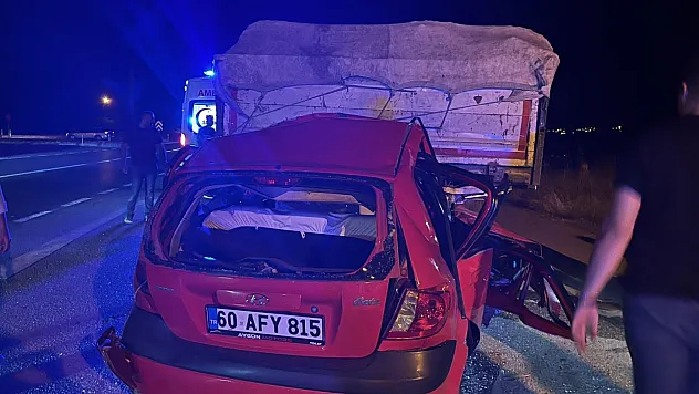 Tokat'ta trafik kazası 1 ölü