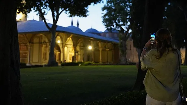 Topkapı Sarayı,  geceleri de gezilebilecek