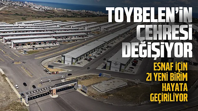 Toybelen Sanayi Sitesi'nde restoran projesinde çalışmalar sürüyor