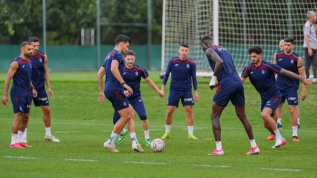 Trabzonspor, Ferencvaros maçına taktik çalıştı