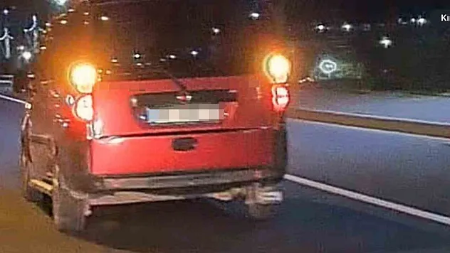 Trafiği tehlikeye düşüren sürücüye 14 bin TL ceza