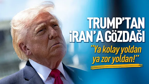 Trump'tan İran'a sert mesaj: 'Nasıl olacağına karar vereceğiz'