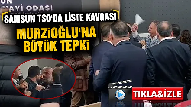 TSO seçimlerinde Murzioğlu'nun listesi karıştı kavga çıktı