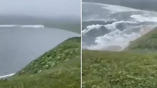 Tsunami böyle görüntülendi