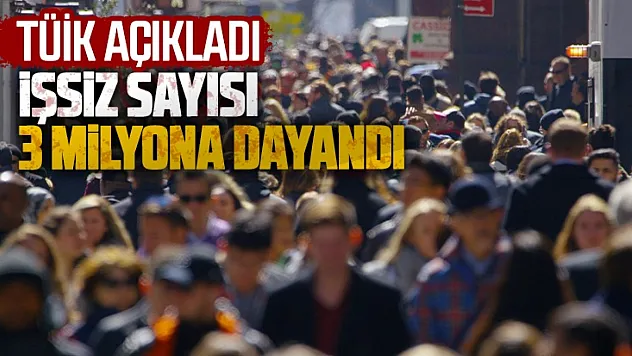 TÜİK eylül ayı işsizlik rakamlarını açıkladı oran yüzde 8,4'e yükseldi