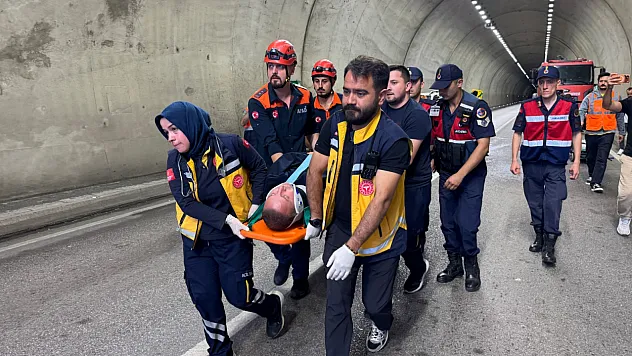 Tünelde yangın ve araçta sıkışma tatbikatı