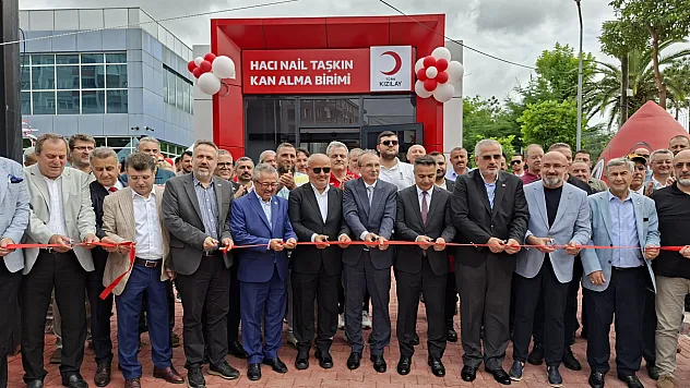 Türk Kızılay Bafra Hacı Nail Taşkın Kan Alma Birimi hizmete girdi