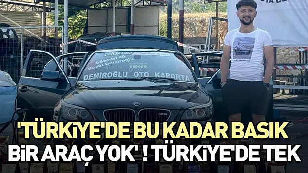 'Türkiye'de bu kadar basık bir araç yok' ! Türkiye'de tek