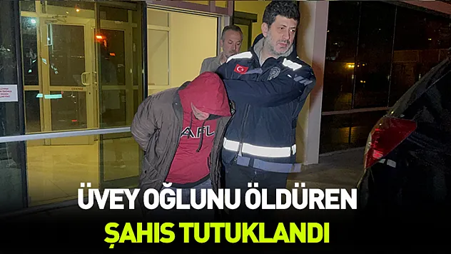 Üvey oğlunu öldüren şahıs tutuklandı