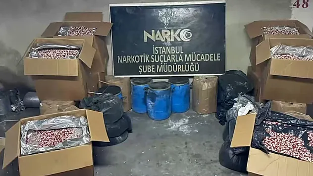 Uyuşturucu operasyonunda 2 milyon 760 bin hap ele geçirildi