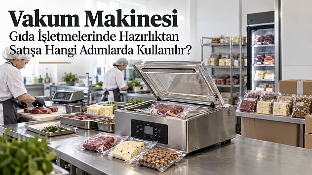 Vakum Makinesi Gıda İşletmelerinde Hazırlıktan Satışa Hangi Adımlarda Kullanılır?
