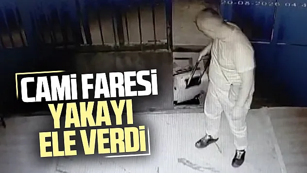 Valizli ayakkabı hırsızı imamların takibinden kaçamadı