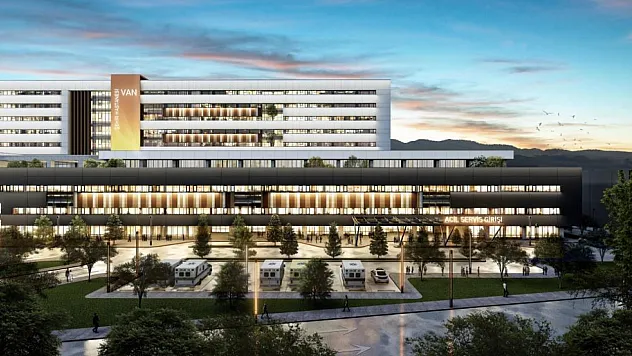 Van'da 800 yataklı şehir hastanesi için ilk kazma vuruldu