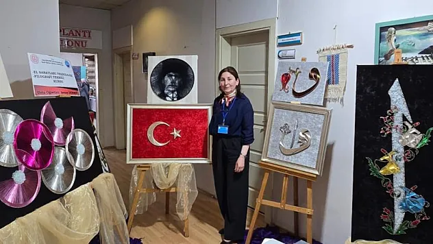 Vezirköprü'de çivi ve teller sanata dönüşüyor