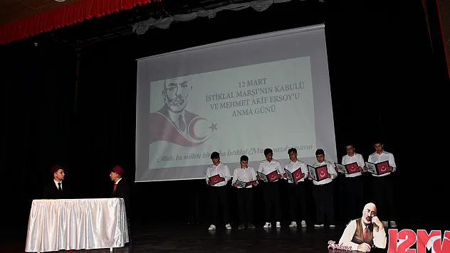 Vezirköprü'de İstiklal Marşı'nın kabulü kutlandı