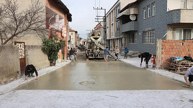 Vezirköprü'de konforlu yollar için mesai başladı
