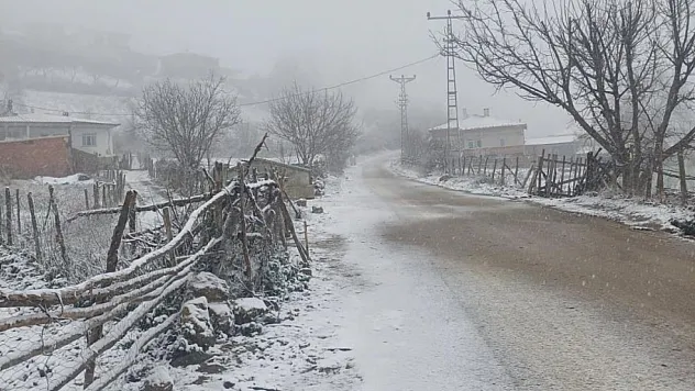 Vezirköprü'de Mevsimin İlk Karı