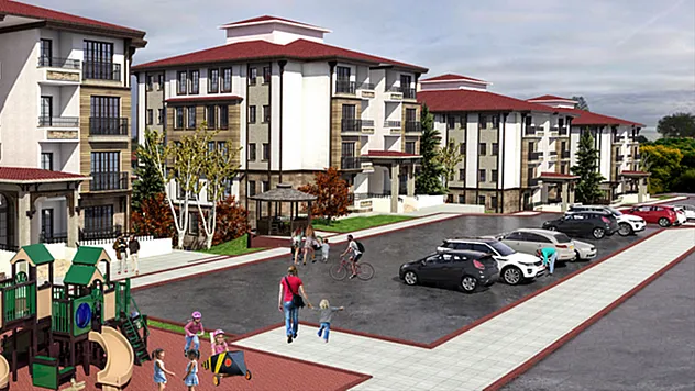 Vezirköprü'de yapılacak TOKİ konutları için yer teslimi yapıldı