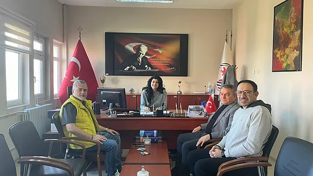 Vezirköprü MYO Müdürü Özdelikara'ya 'Hayırlı olsun' ziyareti