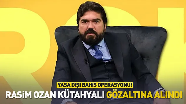 Rasim Ozan Kütahyalı gözaltına alındı