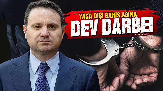 Yasa dışı bahis ve suç örgütlerine operasyon