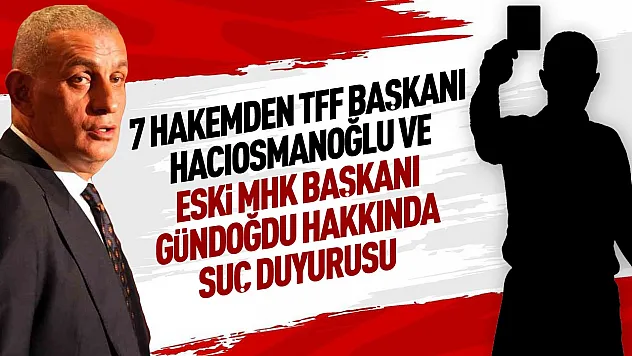 Yedi hakem savcılığa başvurdu