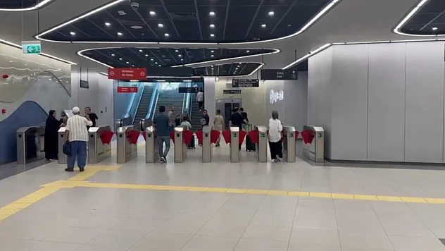 Yeni Metro Hattı İlk Gününde Binlerce Yolcu Taşıdı