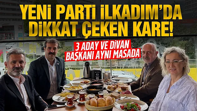 YENİ Parti İlkadım'da 3 adaydan dikkat çeken fotoğraf!