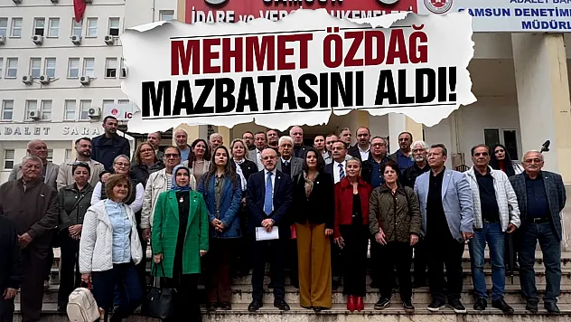 YENİ Parti Samsun İl Başkanı Mehmet Özdağ mazbatasını aldı