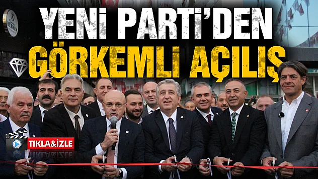 YENİ Parti Samsun il başkanlığını açtı