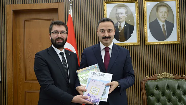 Yeşilay Samsun Şube Başkanı Güneş'ten Havza Kaymakamı Ayvat'a ziyaret