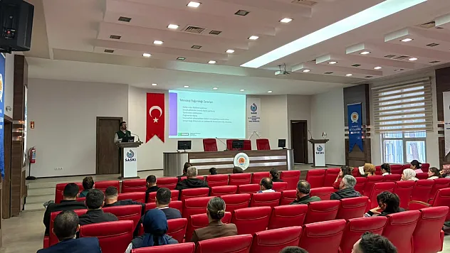 Yeşilay Samsun Şubesi'nden SASKİ personeline bağımlılıkla mücadele eğitimi
