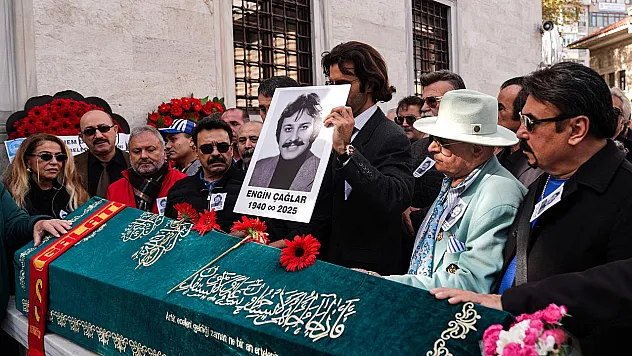 Yeşilçam'ın usta ismi Engin Çağlar son yolculuğuna uğurlandı