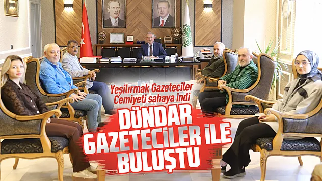 Yeşilırmak Gazeteciler Cemiyeti'nden Başkan Dündar'a ziyaret